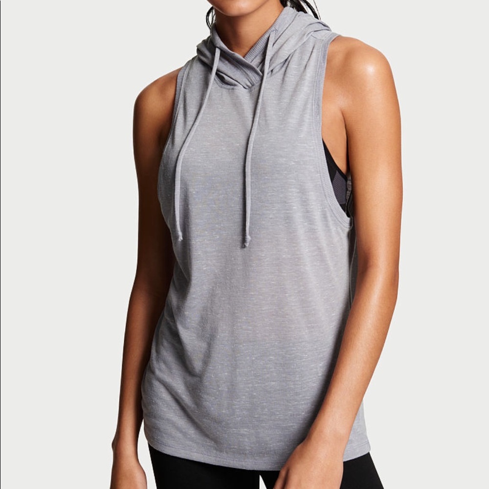 Victoria Secret  VSX cutout back sleeveless hoodie